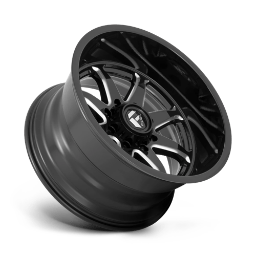 Fuel D749 HAMMER - Gloss Black Milled-Wheels-Fuel-Dirty Diesel Customs