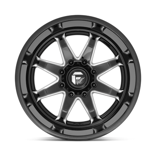 Fuel D749 HAMMER - Gloss Black Milled-Wheels-Fuel-Dirty Diesel Customs