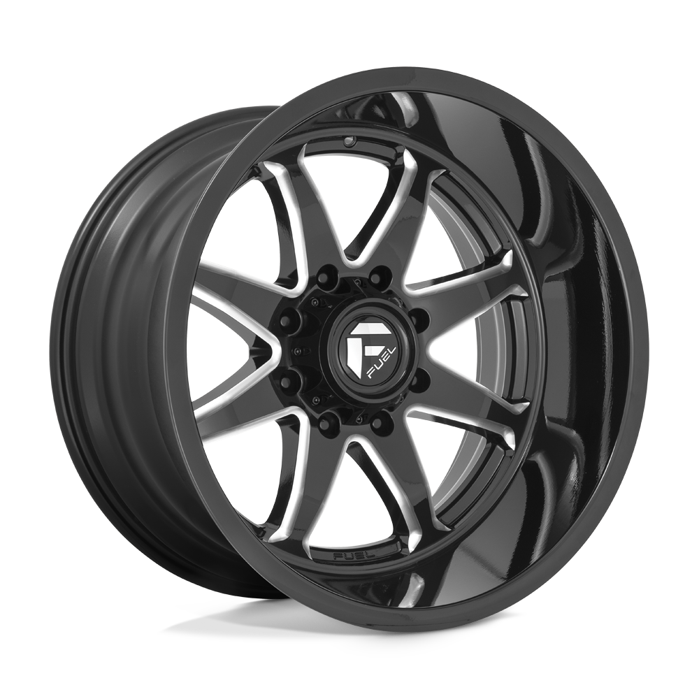 Fuel D749 HAMMER - Gloss Black Milled-Wheels-Fuel-Dirty Diesel Customs