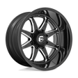 Fuel D749 HAMMER - Gloss Black Milled-Wheels-Fuel-Dirty Diesel Customs