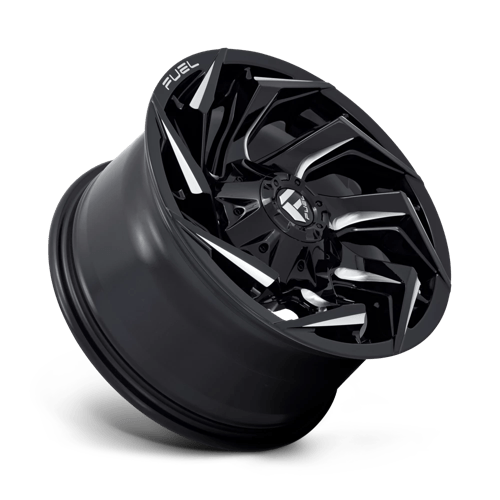 Fuel D753 REACTION - Gloss Black Milled-Wheels-Fuel-Dirty Diesel Customs