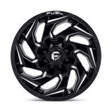 Fuel D753 REACTION - Gloss Black Milled-Wheels-Fuel-Dirty Diesel Customs
