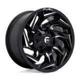 Fuel D753 REACTION - Gloss Black Milled-Wheels-Fuel-Dirty Diesel Customs