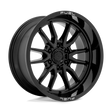 Fuel D760 CLASH - Gloss Black-Wheels-Fuel-Dirty Diesel Customs