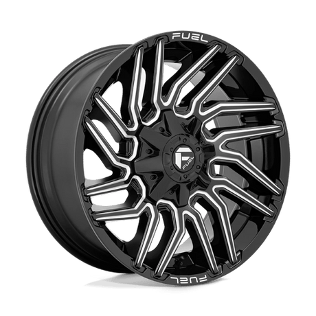 Fuel D773 TYPHOON - Gloss Black Milled-Wheels-Fuel-Dirty Diesel Customs
