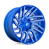 Fuel D774 TYPHOON - Anodized Blue Milled-Wheels-Fuel-Dirty Diesel Customs