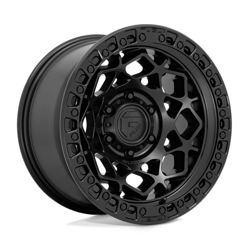 Fuel D786 UNIT - Matte Black With Matte Black Ring-Wheels-Fuel-Dirty Diesel Customs