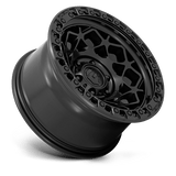 Fuel D786 UNIT - Matte Black With Matte Black Ring-Wheels-Fuel-Dirty Diesel Customs