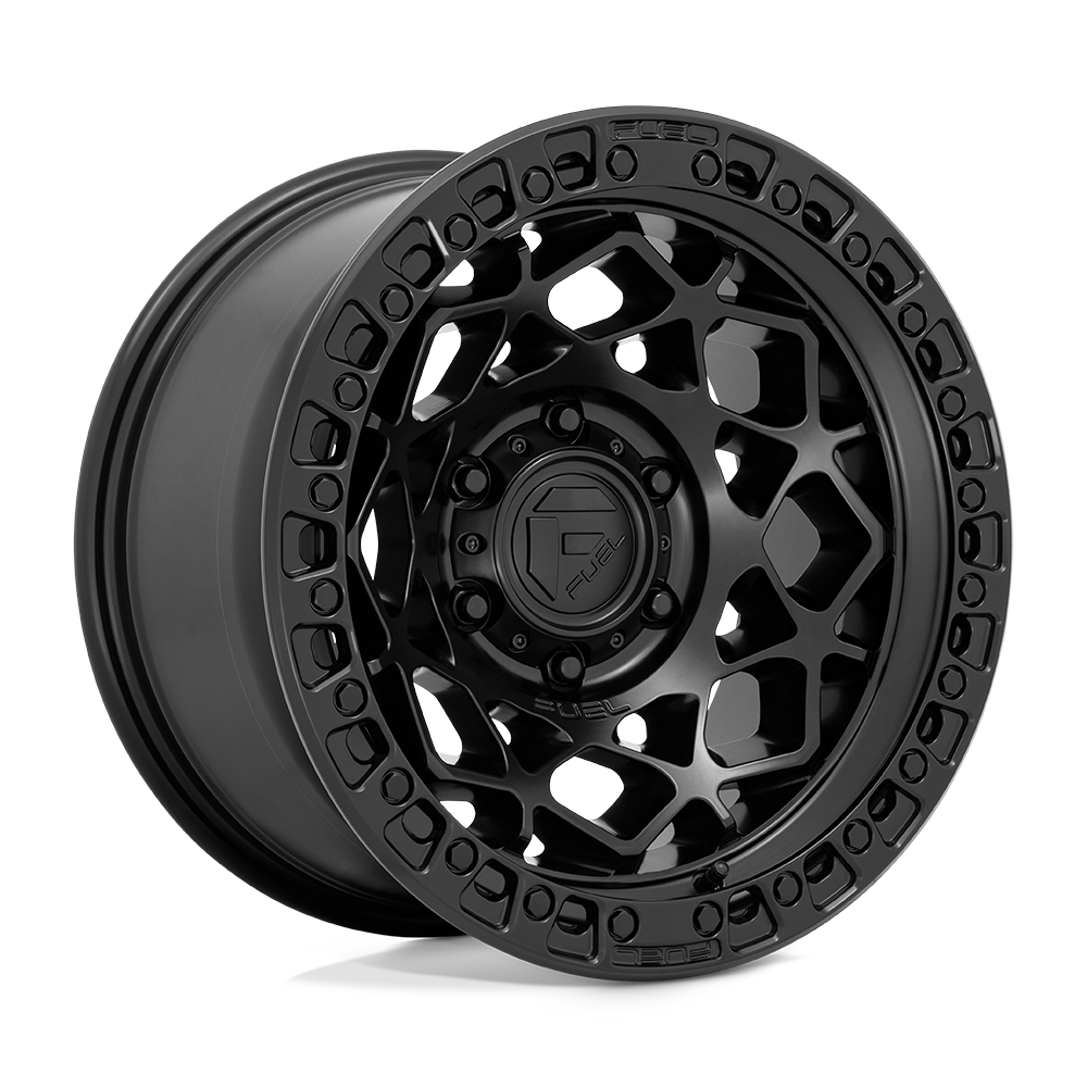 Fuel D786 UNIT - Matte Black With Matte Black Ring-Wheels-Fuel-Dirty Diesel Customs