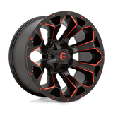 Fuel D787 ASSAULT - Matte Black Red Milled-Wheels-Fuel-Dirty Diesel Customs