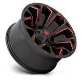 Fuel D787 ASSAULT - Matte Black Red Milled-Wheels-Fuel-Dirty Diesel Customs