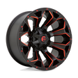 Fuel D787 ASSAULT - Matte Black Red Milled-Wheels-Fuel-Dirty Diesel Customs