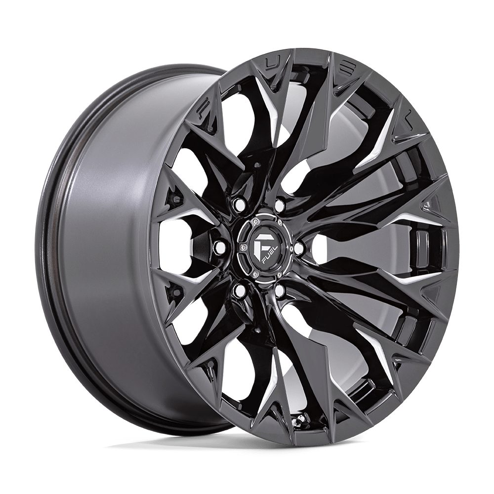 Fuel D803 FLAME - Gloss Black Milled-Wheels-Fuel-Dirty Diesel Customs