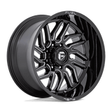 Fuel D807 HURRICANE - Gloss Black Milled-Wheels-Fuel-Dirty Diesel Customs