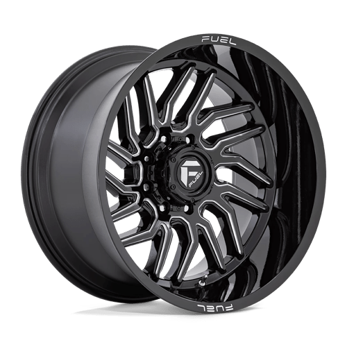 Fuel D807 HURRICANE - Gloss Black Milled-Wheels-Fuel-Dirty Diesel Customs