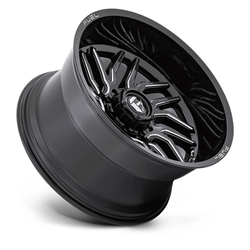 Fuel D807 HURRICANE - Gloss Black Milled-Wheels-Fuel-Dirty Diesel Customs