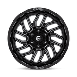 Fuel D807 HURRICANE - Gloss Black Milled-Wheels-Fuel-Dirty Diesel Customs