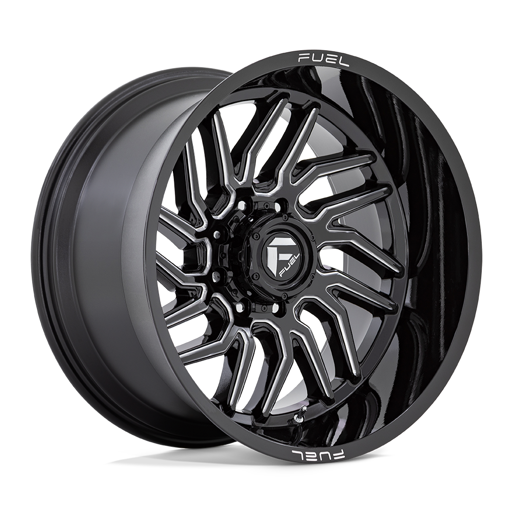Fuel D807 HURRICANE - Gloss Black Milled-Wheels-Fuel-Dirty Diesel Customs