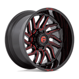 Fuel D808 HURRICANE - Gloss Black Milled Red Tint-Wheels-Fuel-Dirty Diesel Customs
