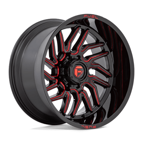 Fuel D808 HURRICANE - Gloss Black Milled Red Tint-Wheels-Fuel-Dirty Diesel Customs
