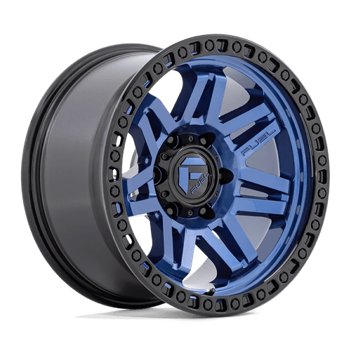 Fuel D813 SYNDICATE - Dark Blue With Black Ring-Wheels-Fuel-Dirty Diesel Customs