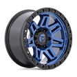 Fuel D813 SYNDICATE - Dark Blue With Black Ring-Wheels-Fuel-Dirty Diesel Customs