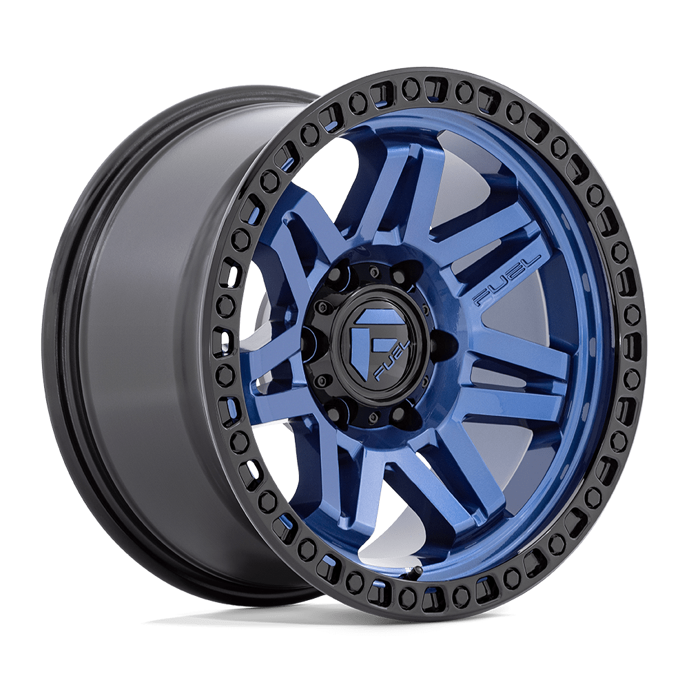 Fuel D813 SYNDICATE - Dark Blue With Black Ring-Wheels-Fuel-Dirty Diesel Customs