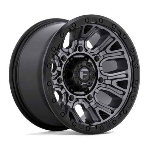 Fuel D825 TRACTION - Matte Gunmetal With Black Ring-Wheels-Fuel-Dirty Diesel Customs