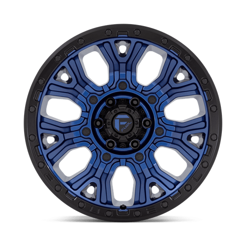 Fuel D827 TRACTION - Dark Blue With Black Ring-Wheels-Fuel-Dirty Diesel Customs