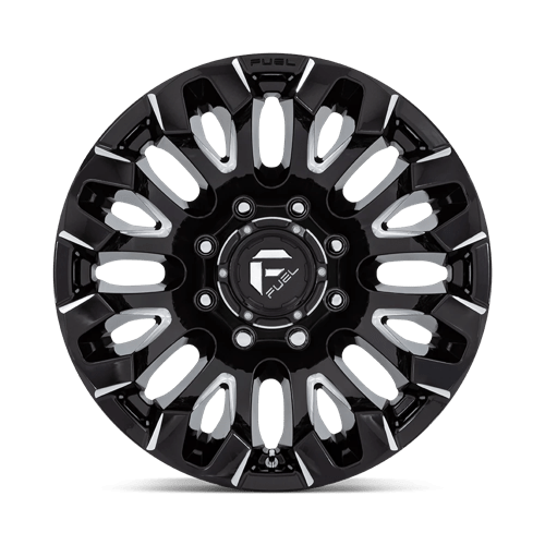 Fuel D828 QUAKE - Gloss Black Milled-Wheels-Fuel-Dirty Diesel Customs