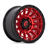 Fuel D834 CYCLE - Candy Red With Black Ring-Wheels-Fuel-Dirty Diesel Customs