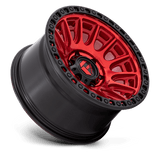 Fuel D834 CYCLE - Candy Red With Black Ring-Wheels-Fuel-Dirty Diesel Customs