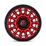 Fuel D834 CYCLE - Candy Red With Black Ring-Wheels-Fuel-Dirty Diesel Customs