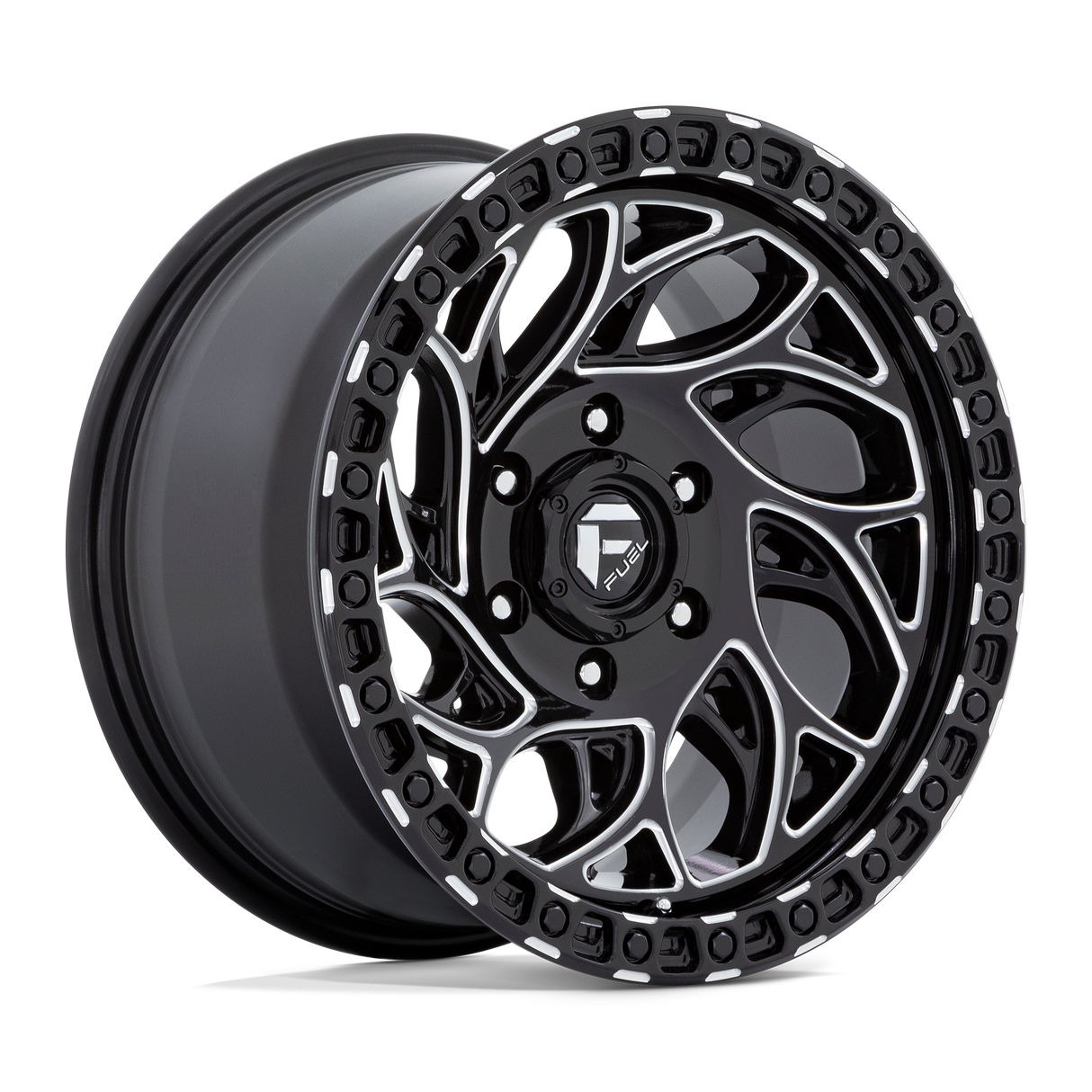Fuel D840 RUNNER OR - Gloss Black Milled-Wheels-Fuel-Dirty Diesel Customs