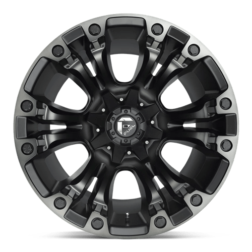 Fuel D851 VAPOR - Matte Black Gray Tint-Wheels-Fuel-Dirty Diesel Customs