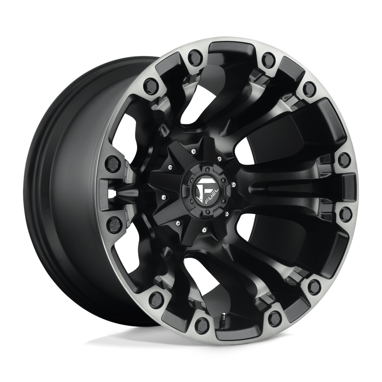 Fuel D851 VAPOR - Matte Black Gray Tint-Wheels-Fuel-Dirty Diesel Customs