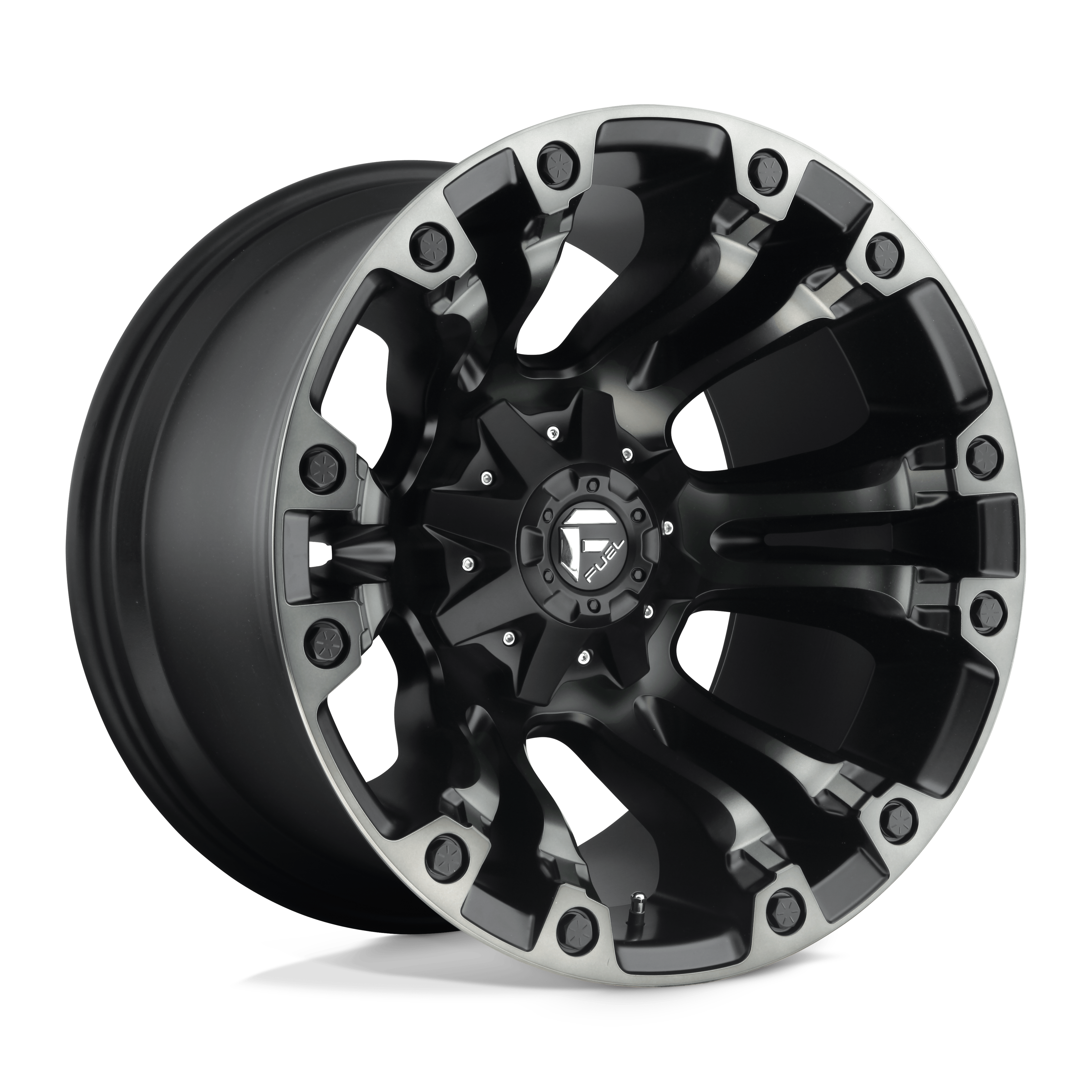 Fuel D851 VAPOR - Matte Black Gray Tint-Wheels-Fuel-Dirty Diesel Customs