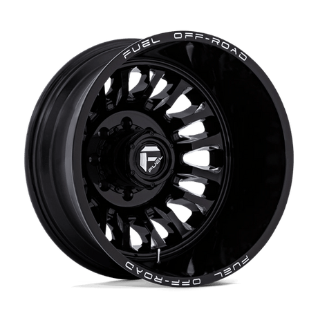 Fuel D868 ARC DUALLY - Gloss Black Milled-Wheels-Fuel-Dirty Diesel Customs