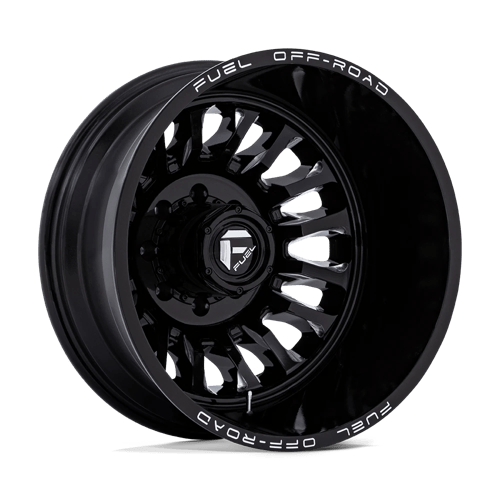 Fuel D868 ARC DUALLY - Gloss Black Milled-Wheels-Fuel-Dirty Diesel Customs