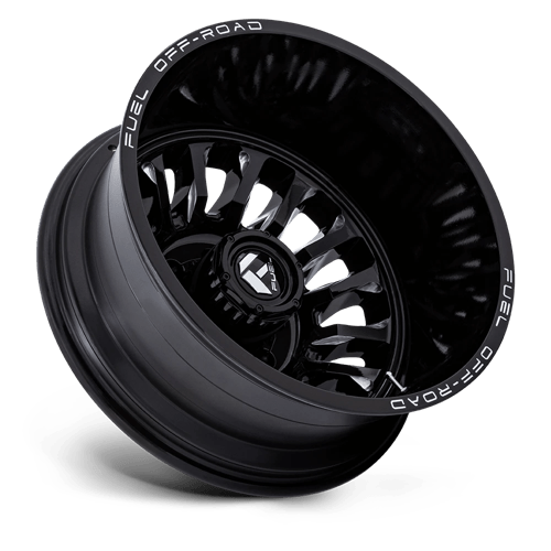Fuel D868 ARC DUALLY - Gloss Black Milled-Wheels-Fuel-Dirty Diesel Customs