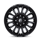 Fuel D868 ARC DUALLY - Gloss Black Milled-Wheels-Fuel-Dirty Diesel Customs