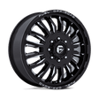 Fuel D868 ARC DUALLY - Gloss Black Milled-Wheels-Fuel-Dirty Diesel Customs