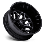 Fuel D875 FLUX DUALLY - Gloss Black Brush-Fc Gray Tint-Wheels-Fuel-Dirty Diesel Customs