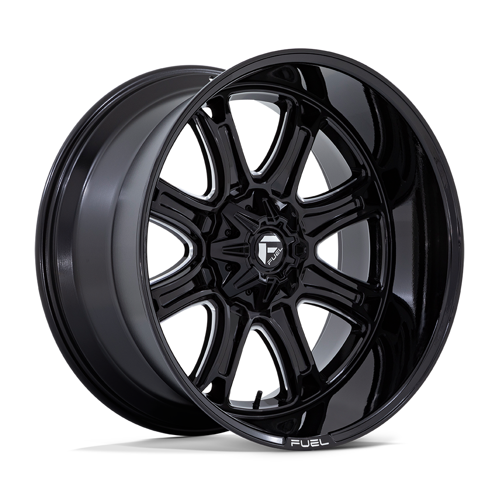 Fuel DARKSTAR - Gloss Black Milled-Wheels-Fuel-Dirty Diesel Customs