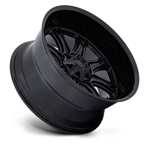 Fuel DARKSTAR - Matte Black With Gloss Black Lip-Wheels-Fuel-Dirty Diesel Customs