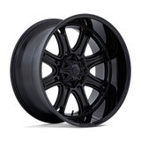 Fuel DARKSTAR - Matte Black With Gloss Black Lip-Wheels-Fuel-Dirty Diesel Customs