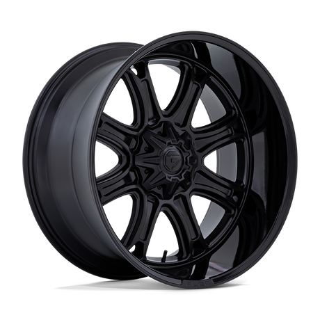 Fuel DARKSTAR - Matte Black With Gloss Black Lip-Wheels-Fuel-Dirty Diesel Customs