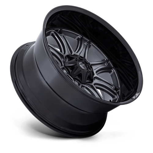 Fuel DARKSTAR - Matte Gunmetal With Black Lip-Wheels-Fuel-Dirty Diesel Customs