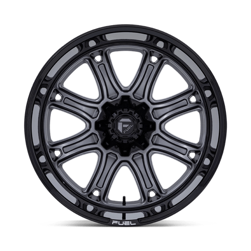 Fuel DARKSTAR - Matte Gunmetal With Black Lip-Wheels-Fuel-Dirty Diesel Customs