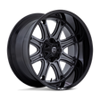 Fuel DARKSTAR - Matte Gunmetal With Black Lip-Wheels-Fuel-Dirty Diesel Customs